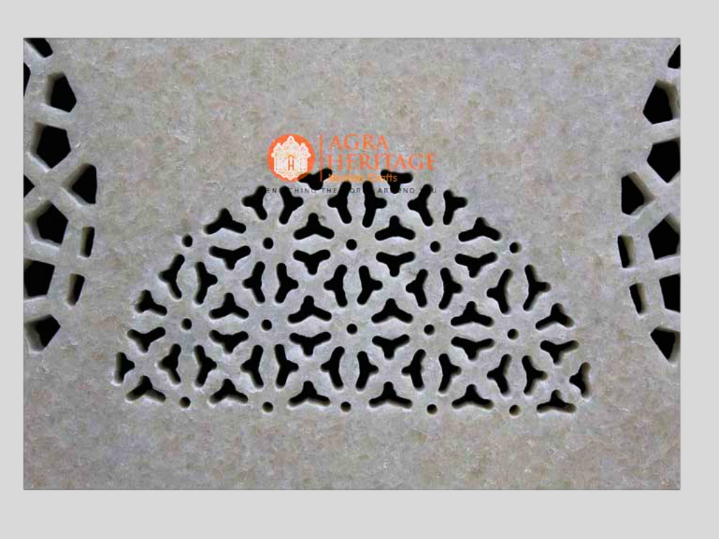 White Handmade Coffee Table Top Home Décor Art